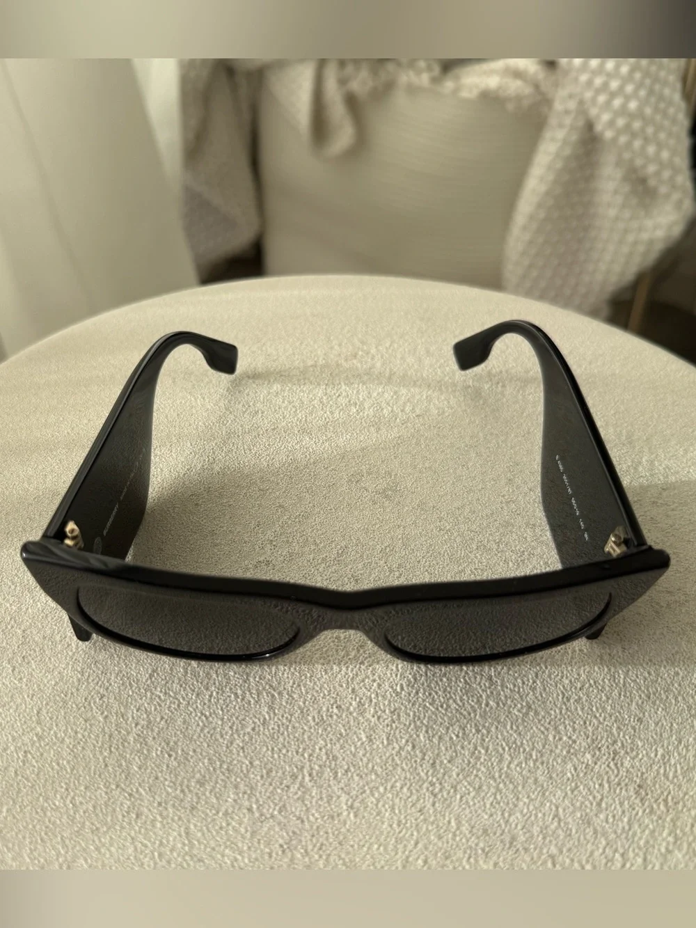 Burberry Black Cat-Eye Sunglasses with Tan Case - NWT